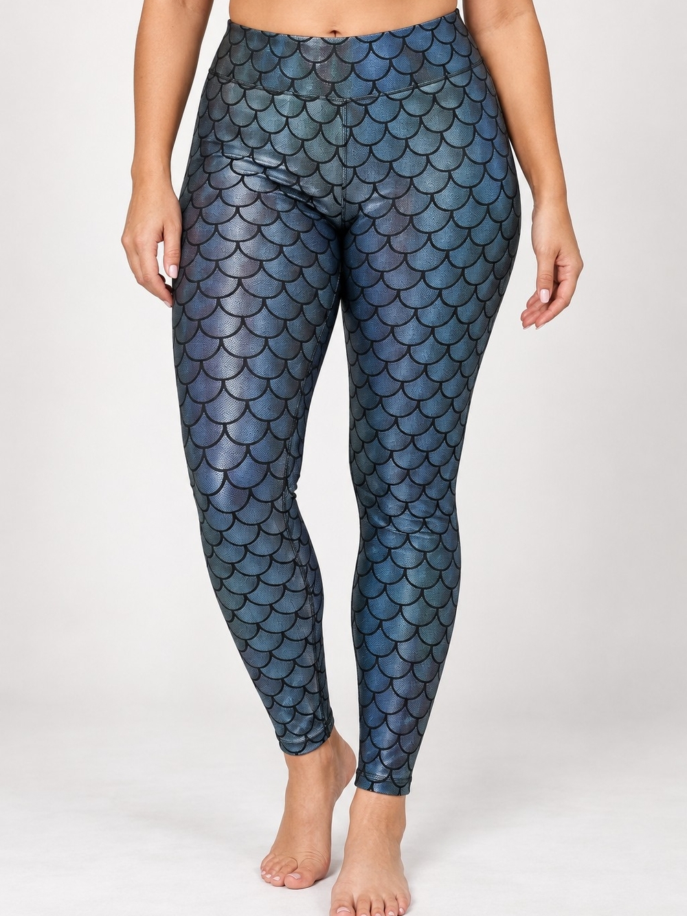 TORRID IRIDESCENT MERMAID SCALE LEGGINGS PLUS SZ 1X